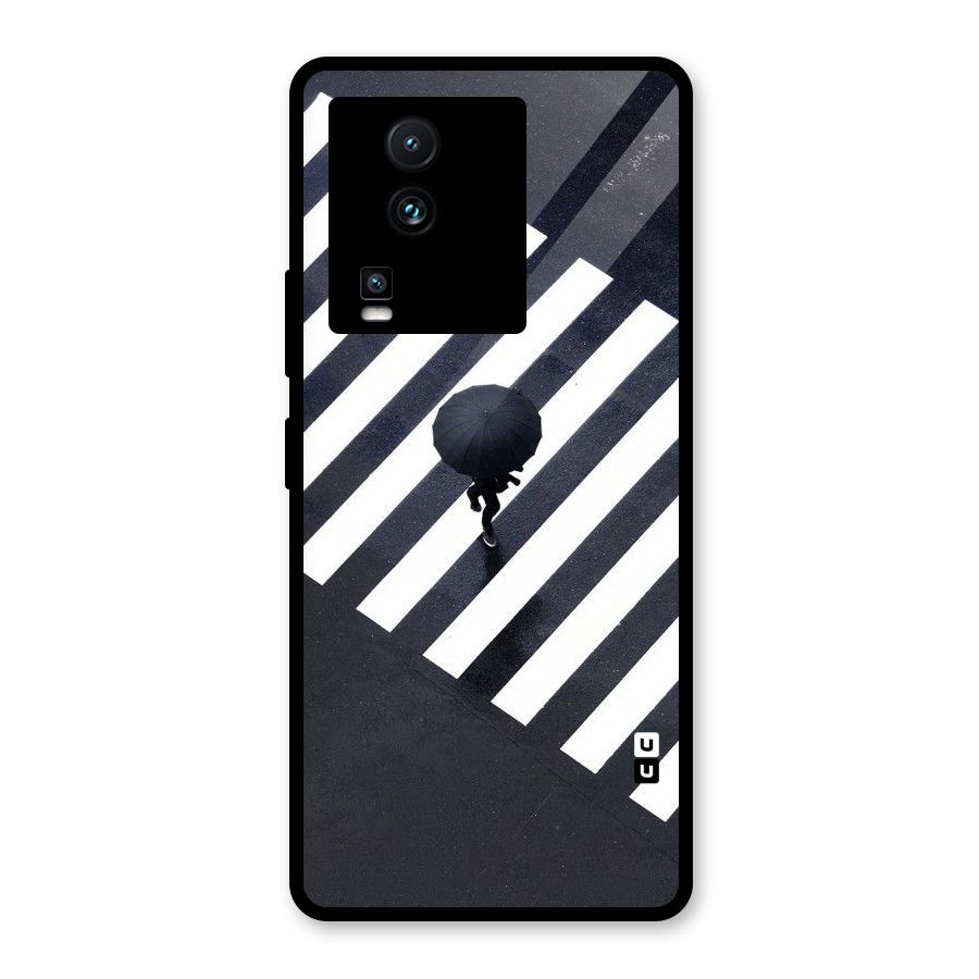 Zebra Walking Glass Back Case for Vivo iQOO Neo 7 Pro