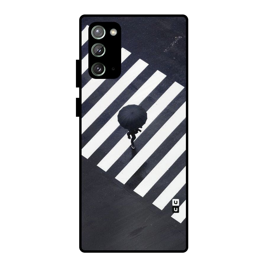Zebra Walking Metal Back Case for Galaxy Note 20