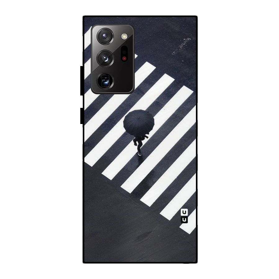 Zebra Walking Metal Back Case for Galaxy Note 20 Ultra