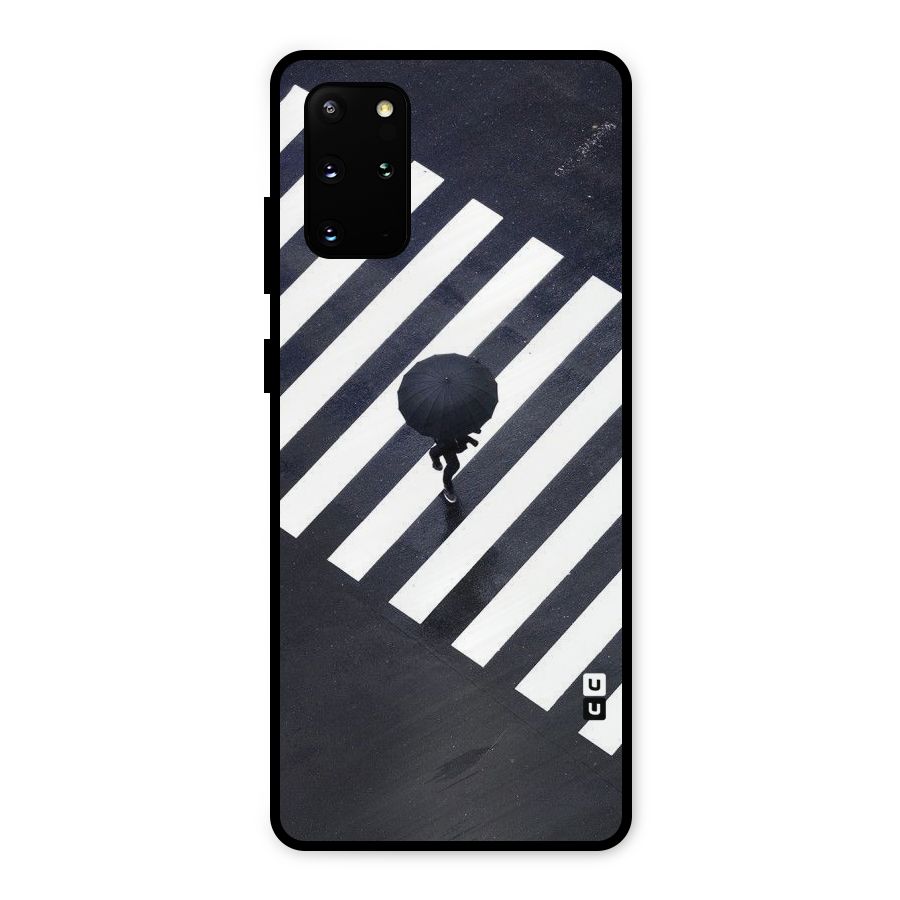 Zebra Walking Metal Back Case for Galaxy S20 Plus