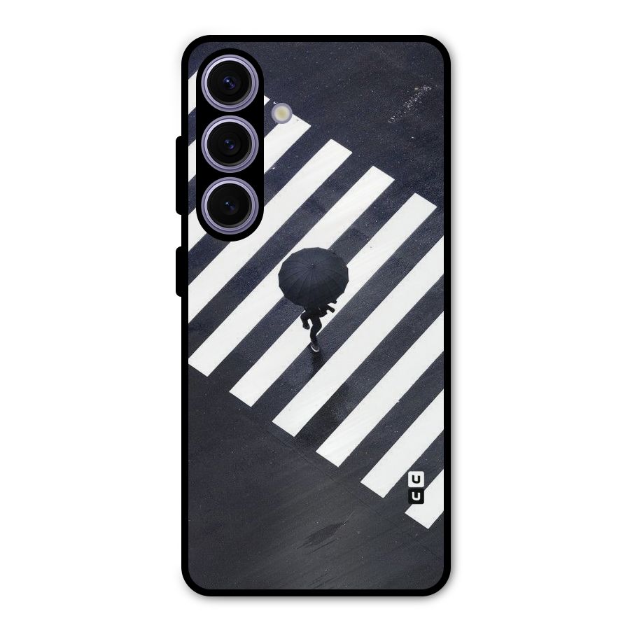 Zebra Walking Metal Back Case for Galaxy S24