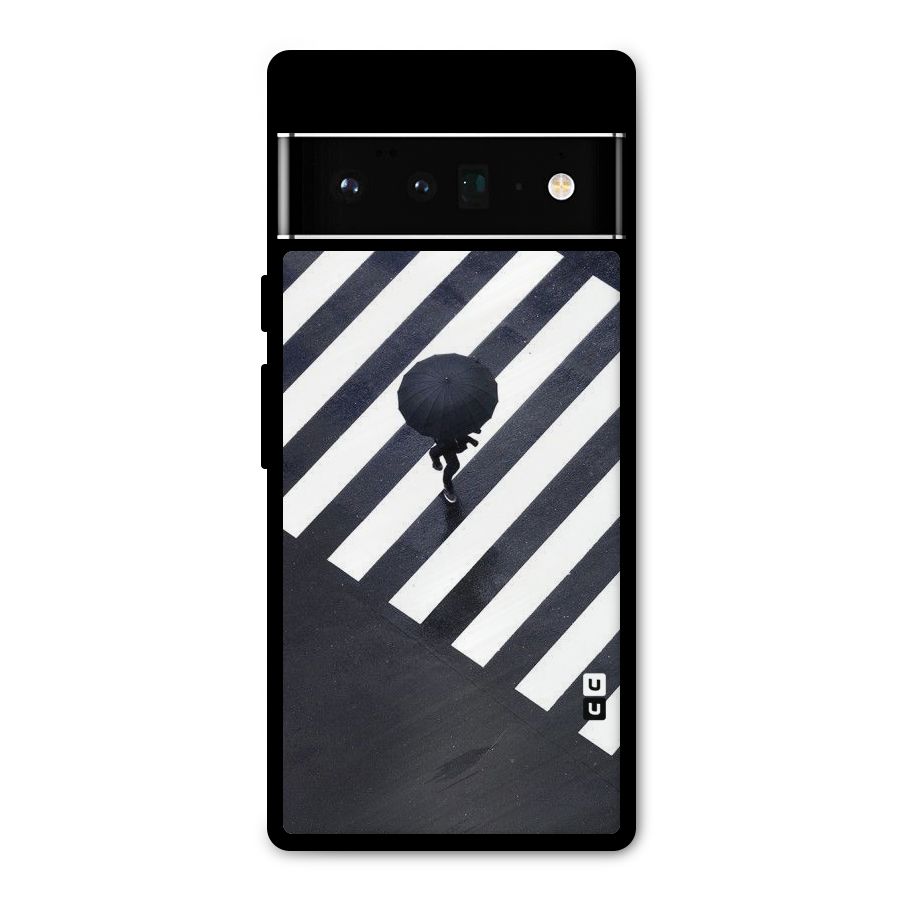 Zebra Walking Metal Back Case for Google Pixel 6 Pro