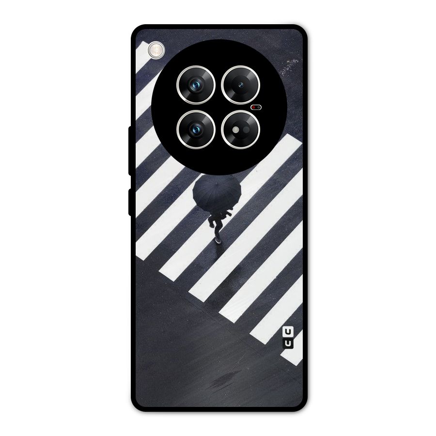 Zebra Walking Metal Back Case for Infinix Zero 40 5G