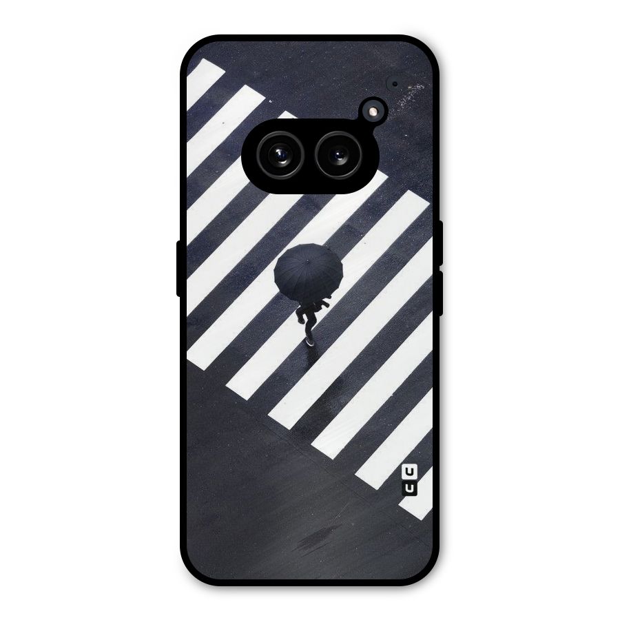 Zebra Walking Metal Back Case for Nothing Phone 2a Plus