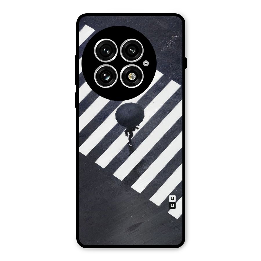 Zebra Walking Metal Back Case for OnePlus 13