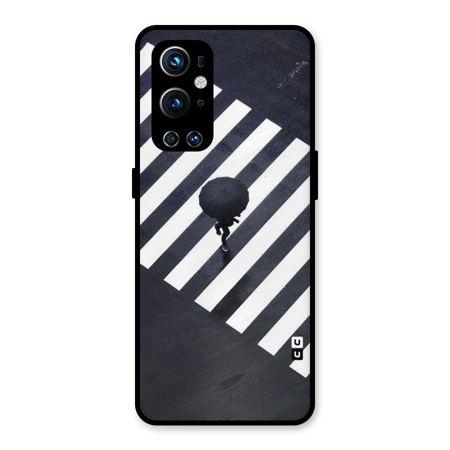 Zebra Walking Metal Back Case for OnePlus 9 Pro