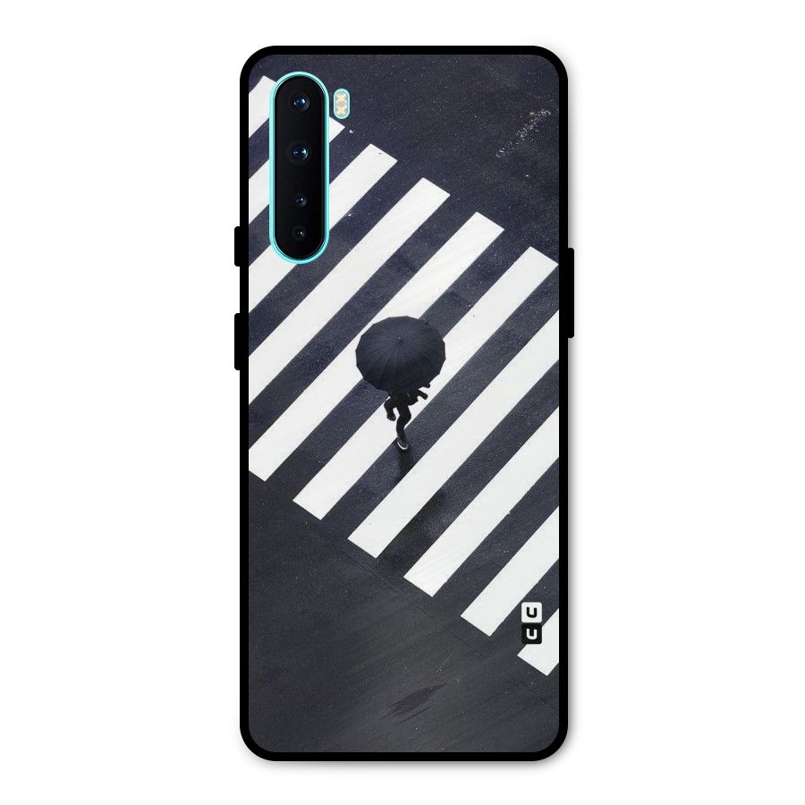 Zebra Walking Metal Back Case for OnePlus Nord