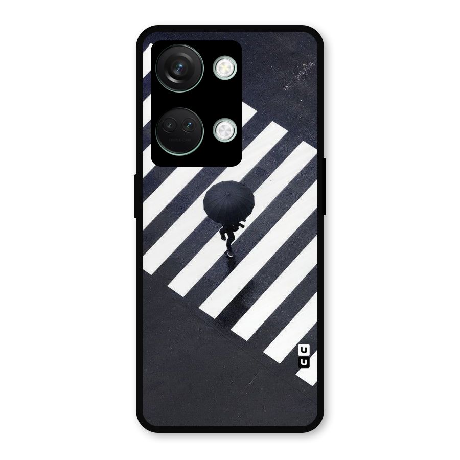 Zebra Walking Metal Back Case for OnePlus Nord 3