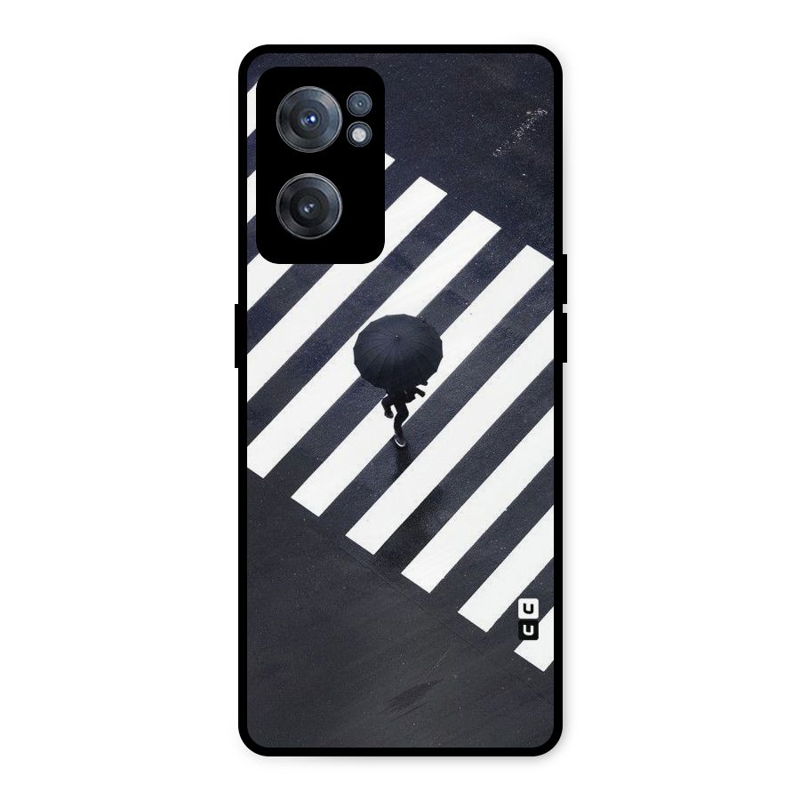 Zebra Walking Metal Back Case for OnePlus Nord CE 2 5G