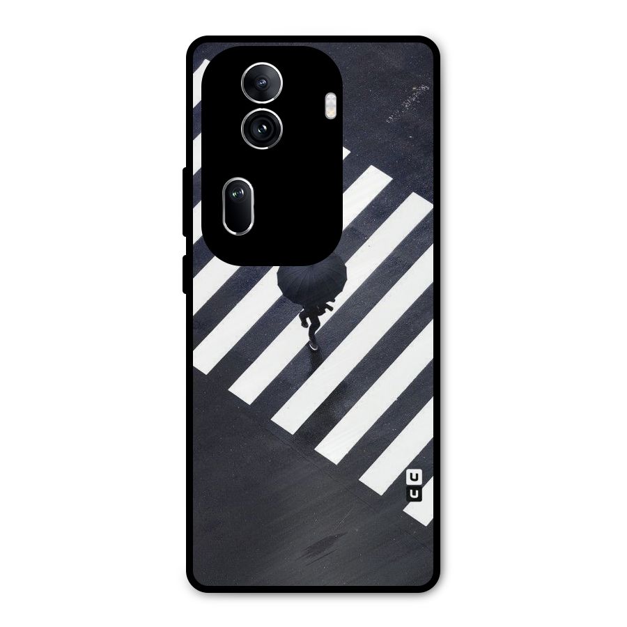 Zebra Walking Metal Back Case for Oppo Reno11 Pro 5G