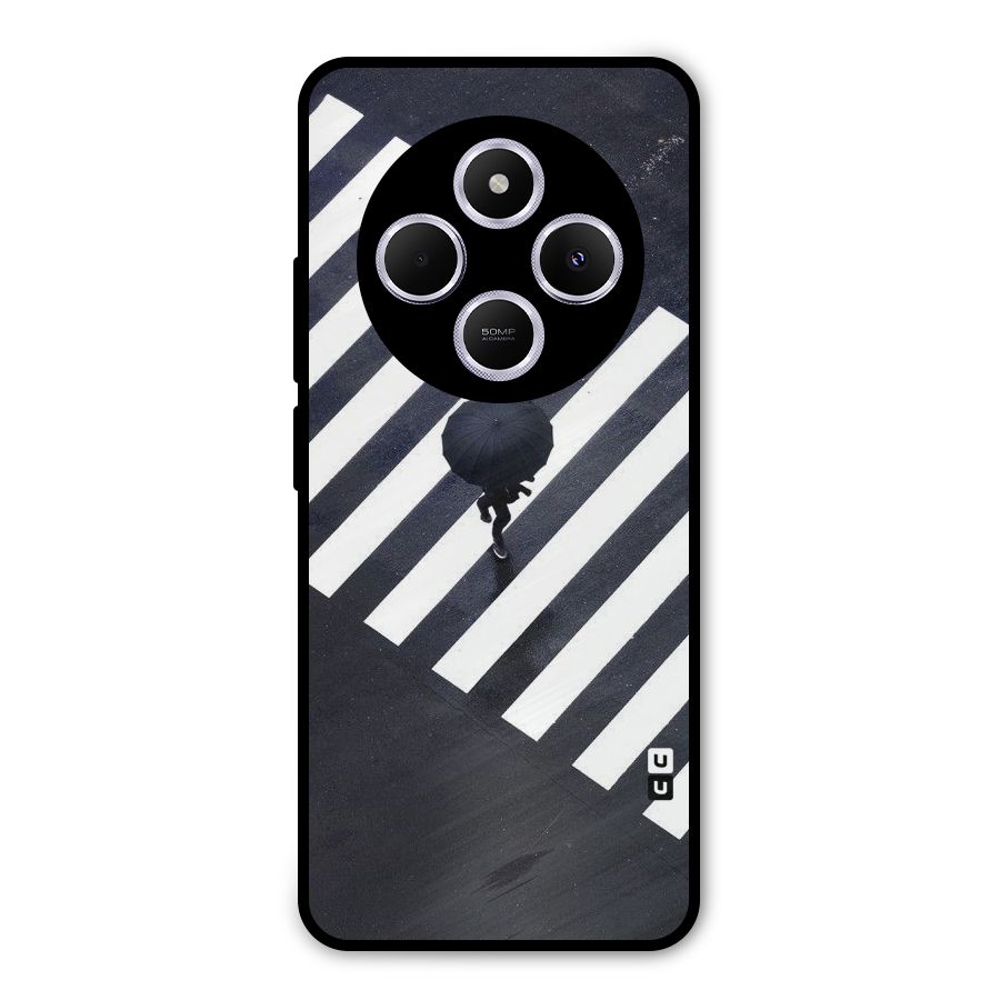 Zebra Walking Metal Back Case for Poco C75 5G