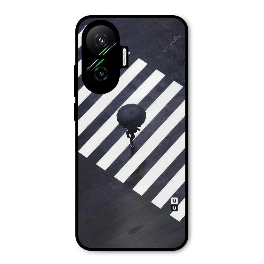 Zebra Walking Metal Back Case for Poco F7