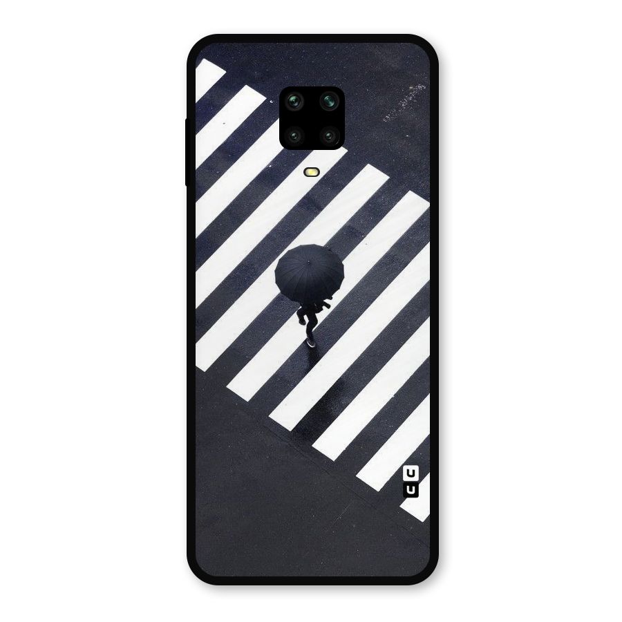 Zebra Walking Metal Back Case for Poco M2 Pro