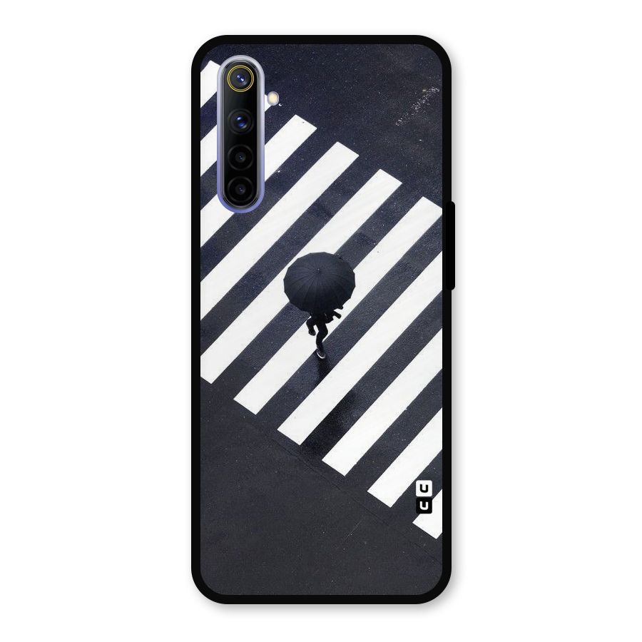 Zebra Walking Metal Back Case for Realme 6i