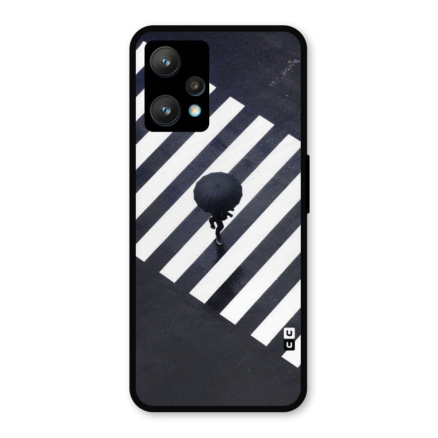 Zebra Walking Metal Back Case for Realme 9