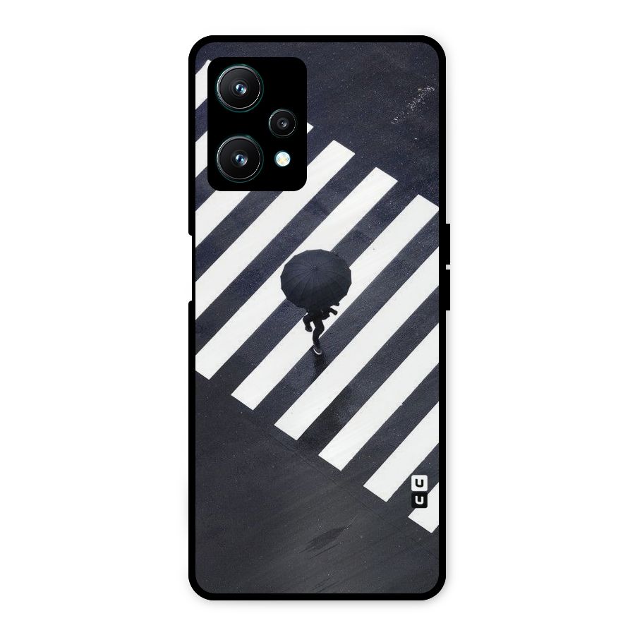 Zebra Walking Metal Back Case for Realme 9 Pro 5G