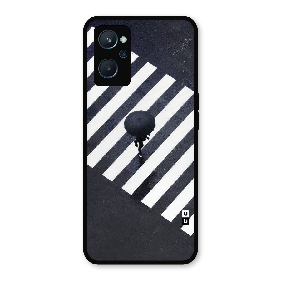 Zebra Walking Metal Back Case for Realme 9i