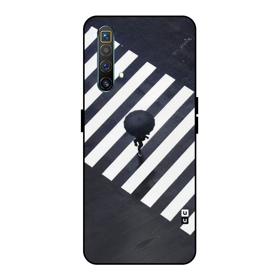 Zebra Walking Metal Back Case for Realme X3