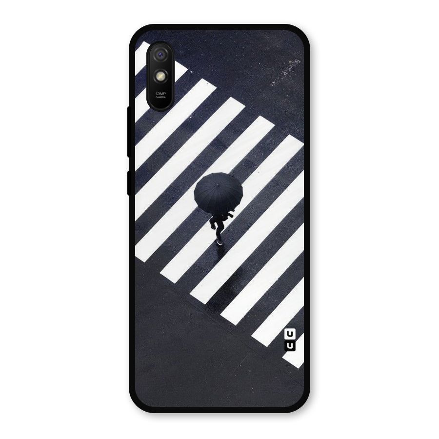 Zebra Walking Metal Back Case for Redmi 9i
