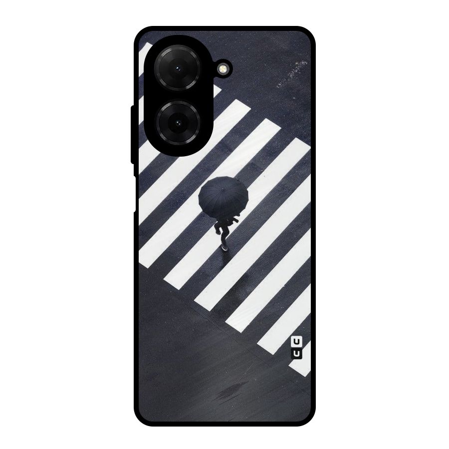Zebra Walking Metal Back Case for Redmi A5 4G