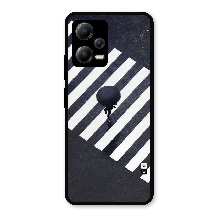Zebra Walking Metal Back Case for Redmi Note 12 5G