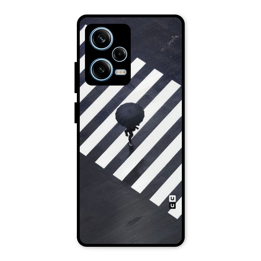 Zebra Walking Metal Back Case for Redmi Note 12 Pro