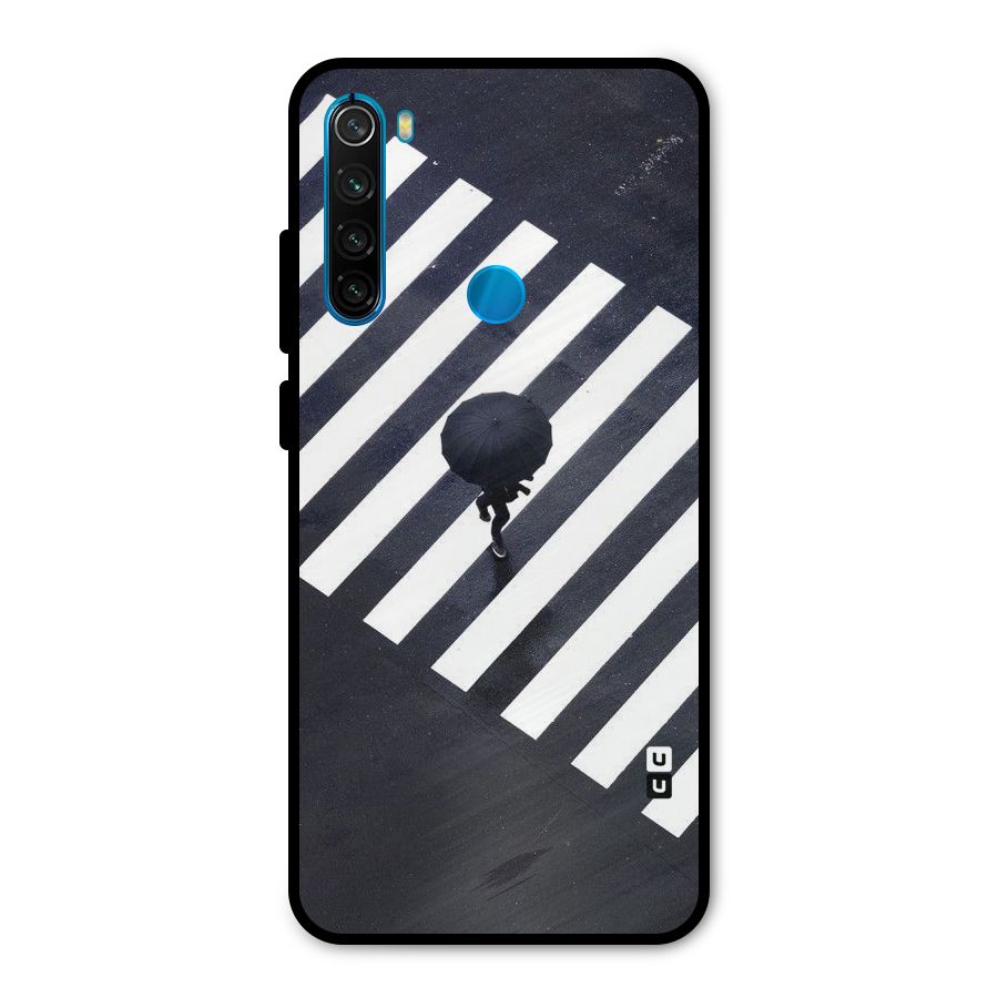 Zebra Walking Metal Back Case for Redmi Note 8