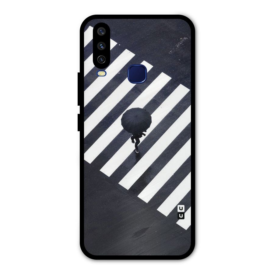 Zebra Walking Metal Back Case for Vivo V17