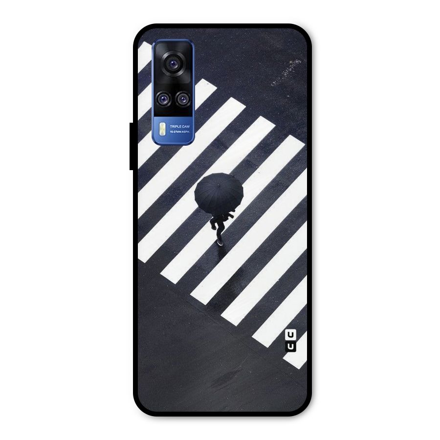 Zebra Walking Metal Back Case for Vivo Y31