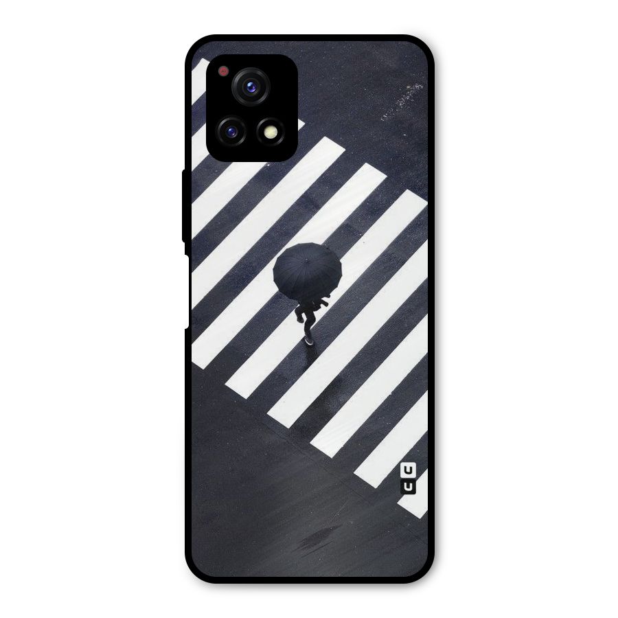 Zebra Walking Metal Back Case for Vivo Y72 5G