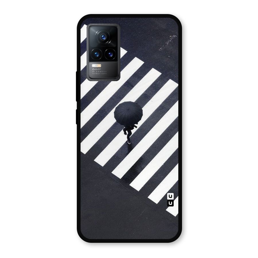 Zebra Walking Metal Back Case for Vivo Y73