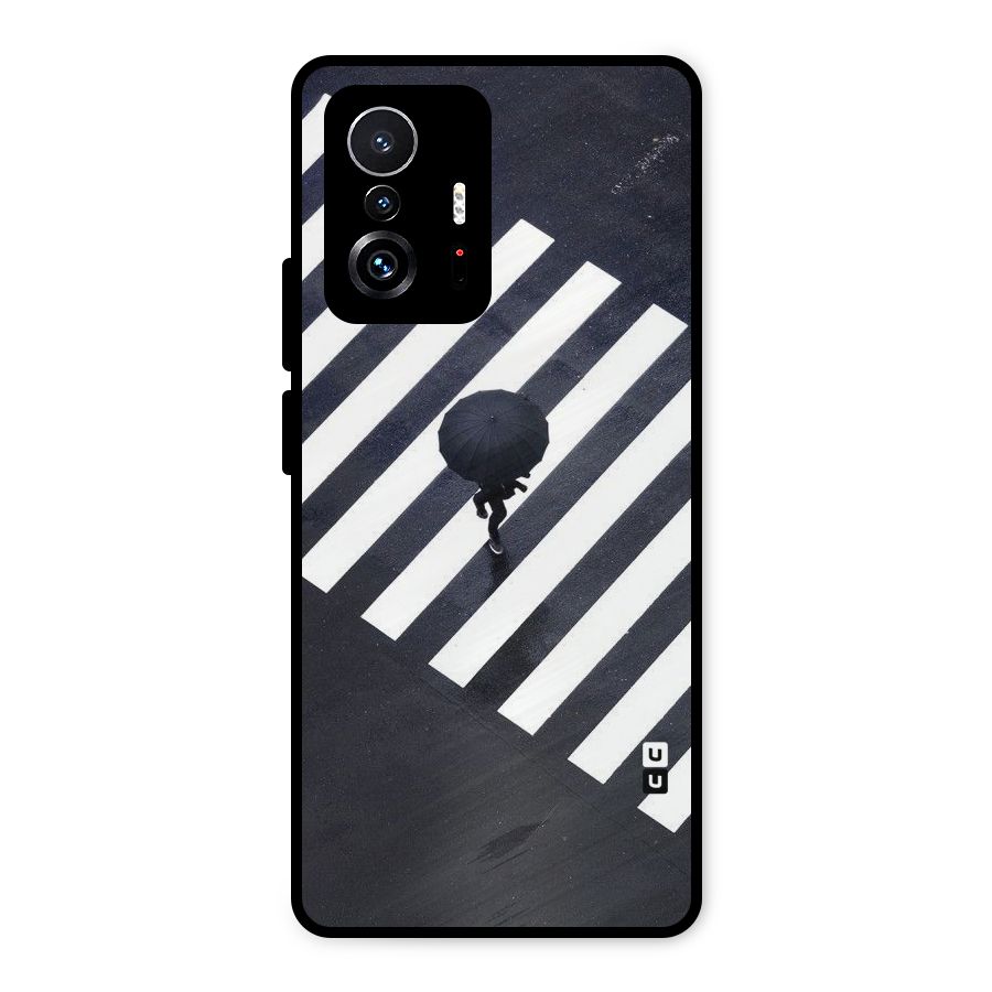 Zebra Walking Metal Back Case for Xiaomi 11T Pro