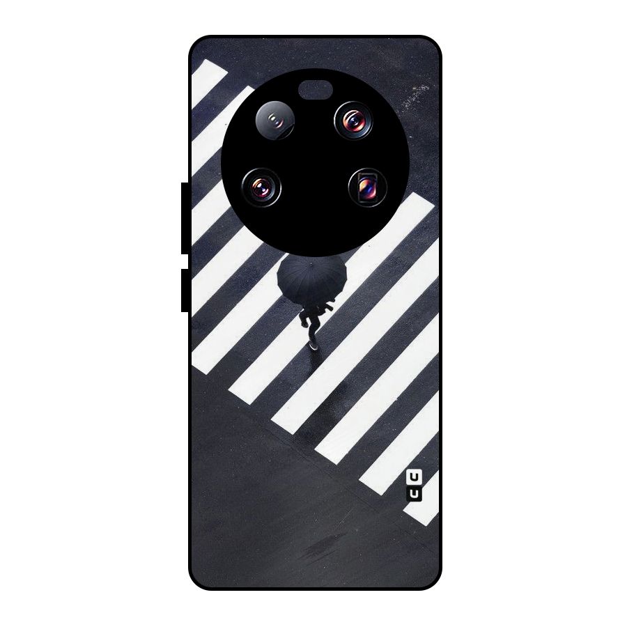 Zebra Walking Metal Back Case for Xiaomi 13 Ultra