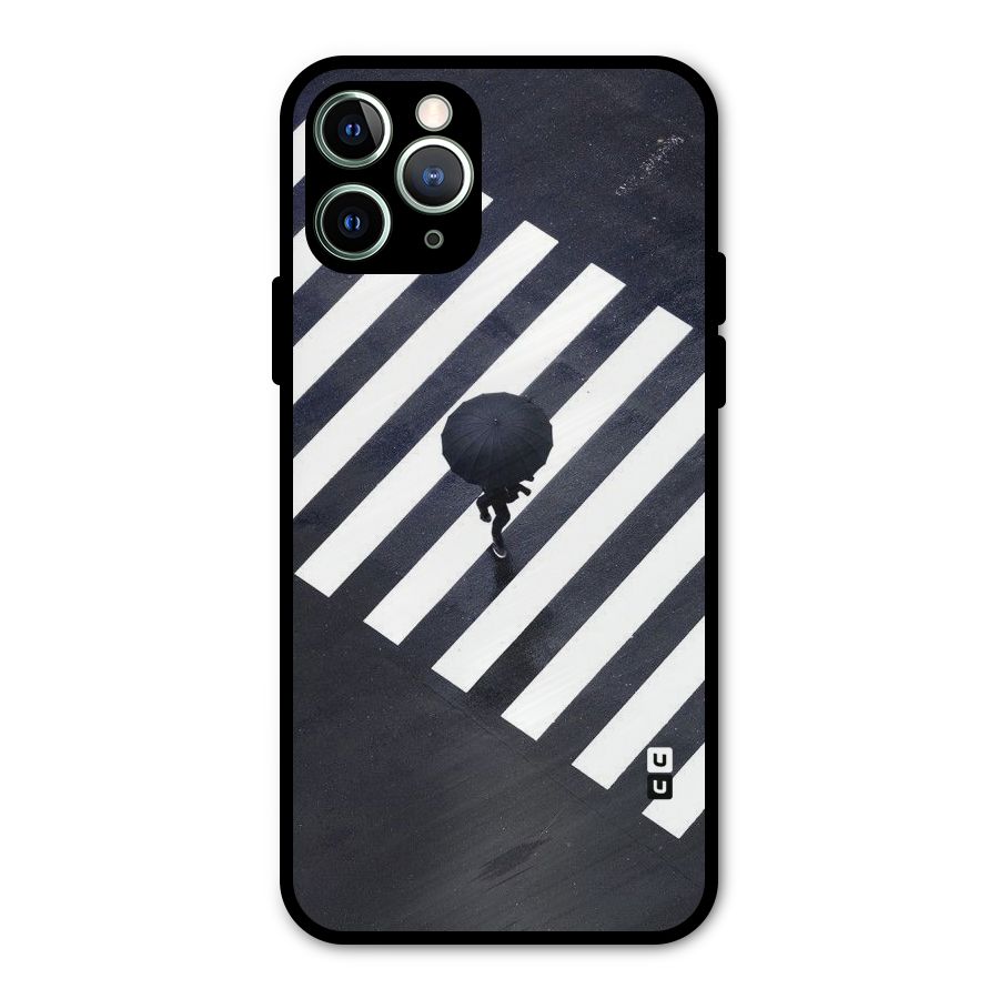 Zebra Walking Metal Back Case for iPhone 11 Pro Max