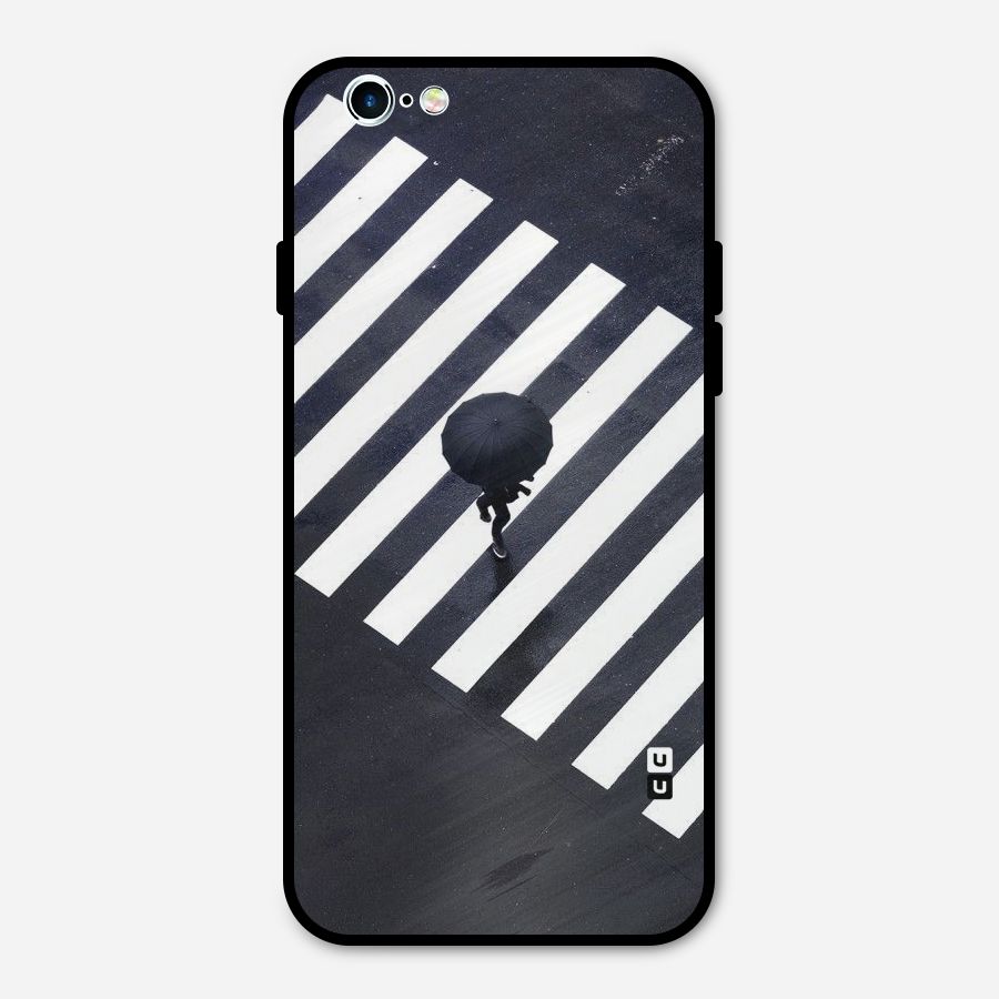 Zebra Walking Metal Back Case for iPhone 6 6s