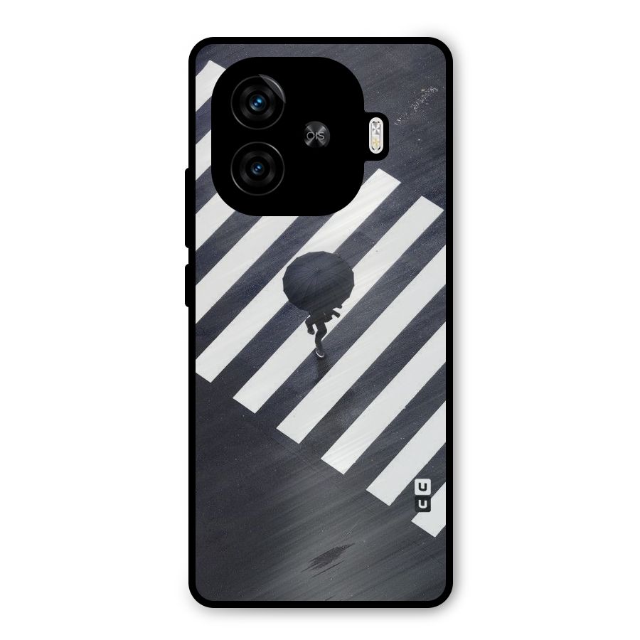 Zebra Walking Metal Back Case for iQOO Neo 10R