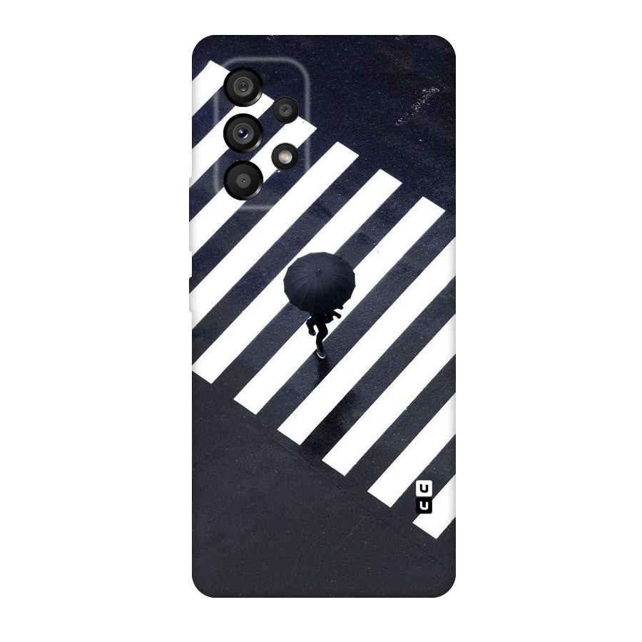 Zebra Walking Original Polycarbonate Back Case for Galaxy A53 5G