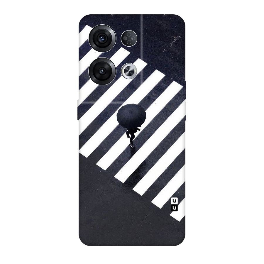 Zebra Walking Original Polycarbonate Back Case for Oppo Reno8 Pro 5G