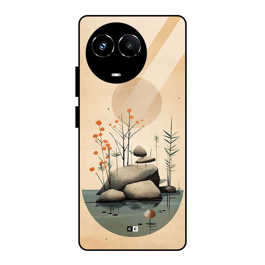 Zen Garden Glass Back Case for Realme 11X