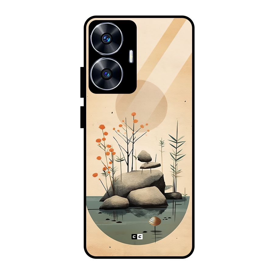 Zen Garden Glass Back Case for realme C55
