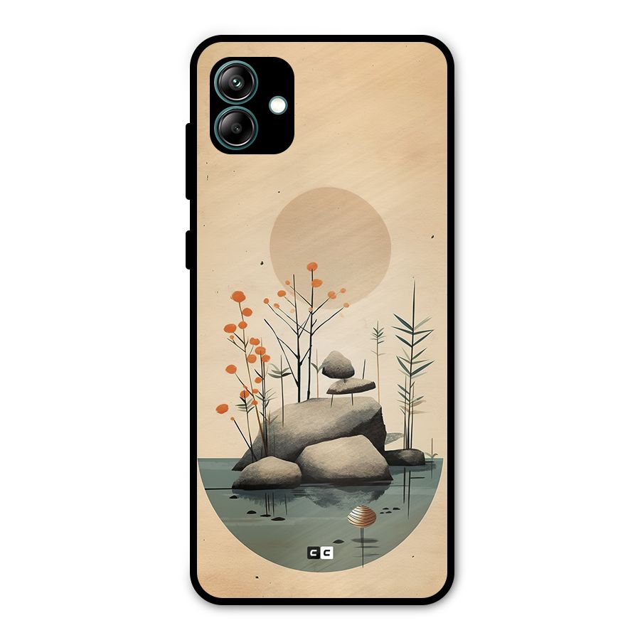 Zen Garden Metal Back Case for Galaxy A04