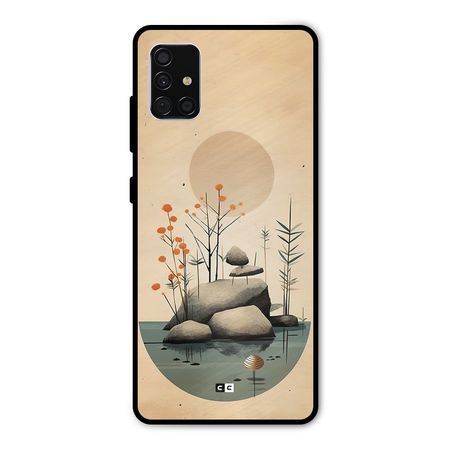 Zen Garden Metal Back Case for Galaxy A51