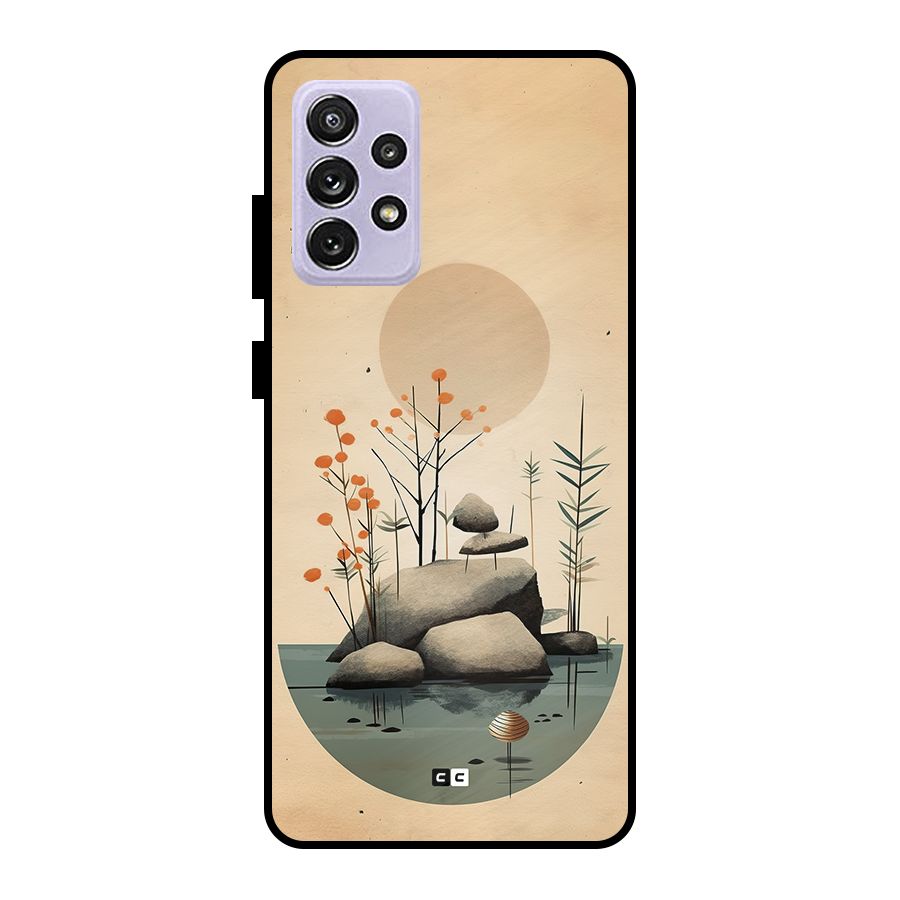 Zen Garden Metal Back Case for Galaxy A72