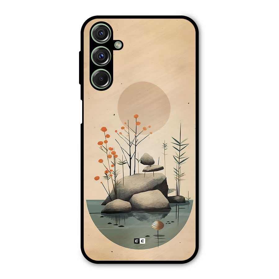 Zen Garden Metal Back Case for Galaxy F34