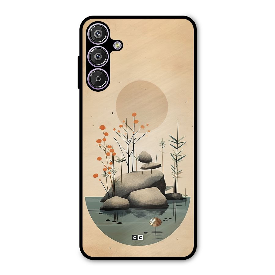 Zen Garden Metal Back Case for Galaxy M15