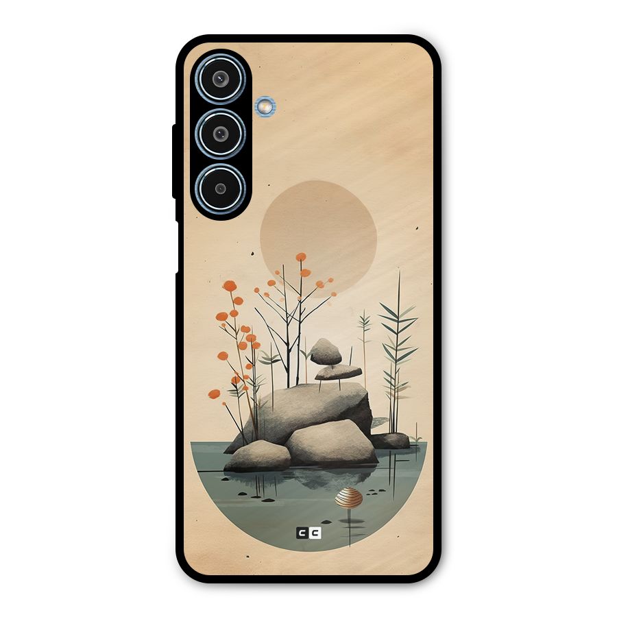 Zen Garden Metal Back Case for Galaxy M35