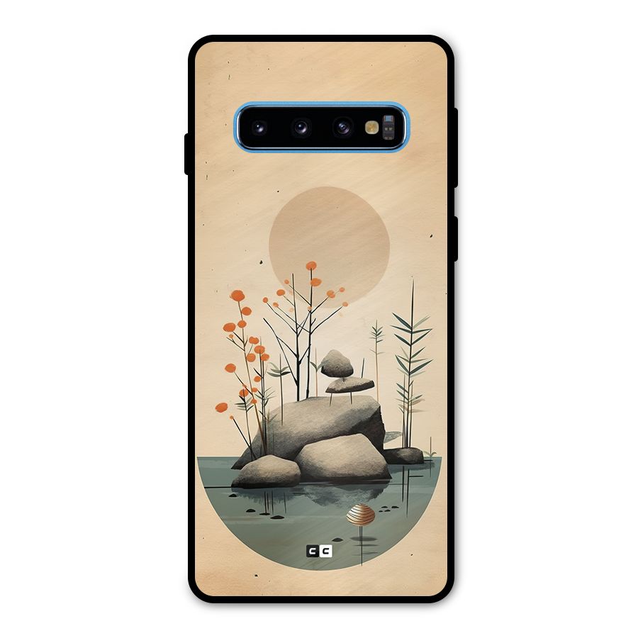 Zen Garden Metal Back Case for Galaxy S10