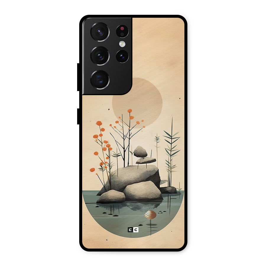 Zen Garden Metal Back Case for Galaxy S21 Ultra 5G
