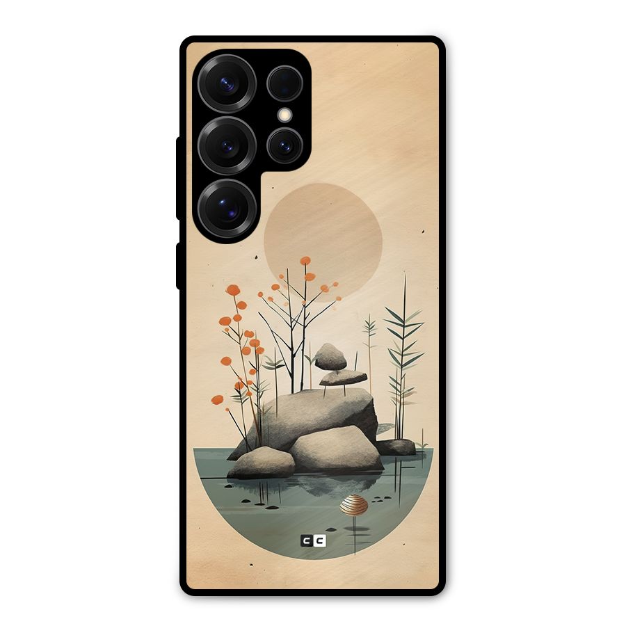 Zen Garden Metal Back Case for Galaxy S25 Ultra