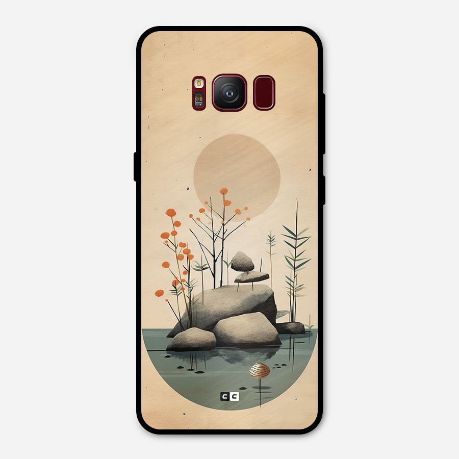 Zen Garden Metal Back Case for Galaxy S8